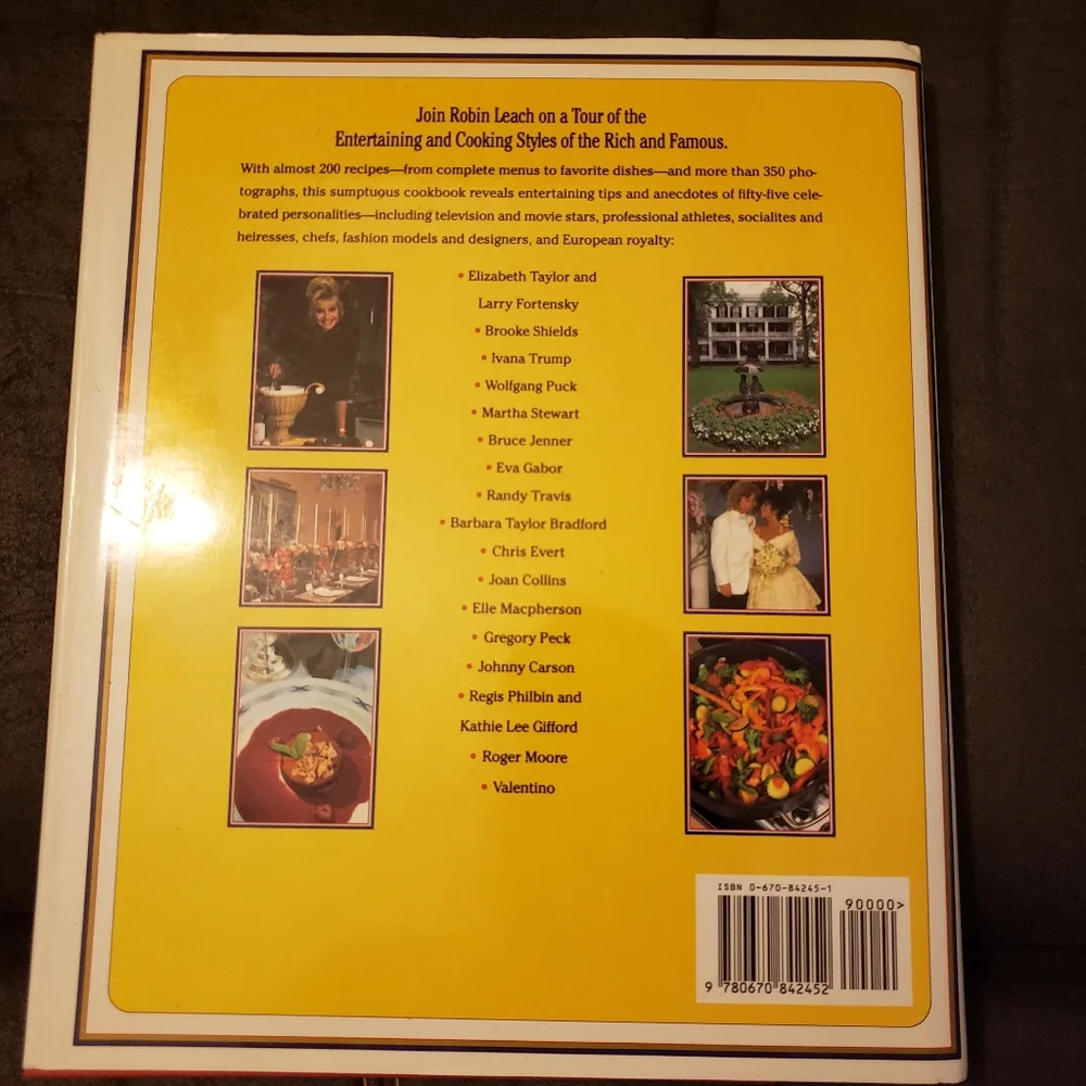 The Life Styles of‎ the Rich and Bamous Cookbook  Hardback